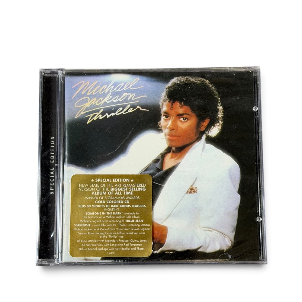 Michael Jackson Thriller Special Edition Remastered Gold CD EK66073 New Sealed